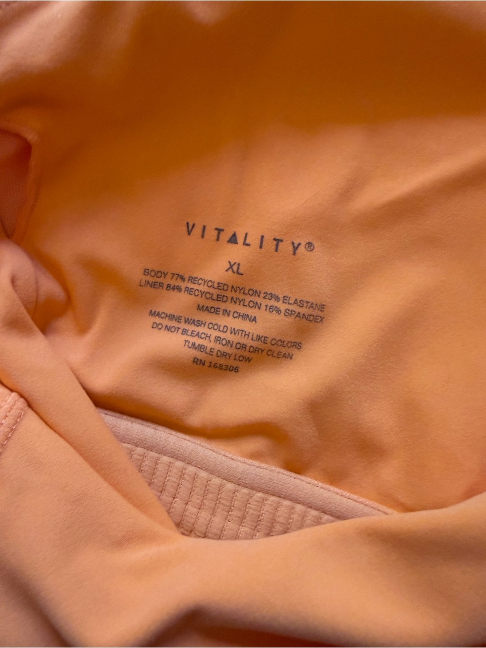 Orange Racerback Romper - Picture 4 of 4